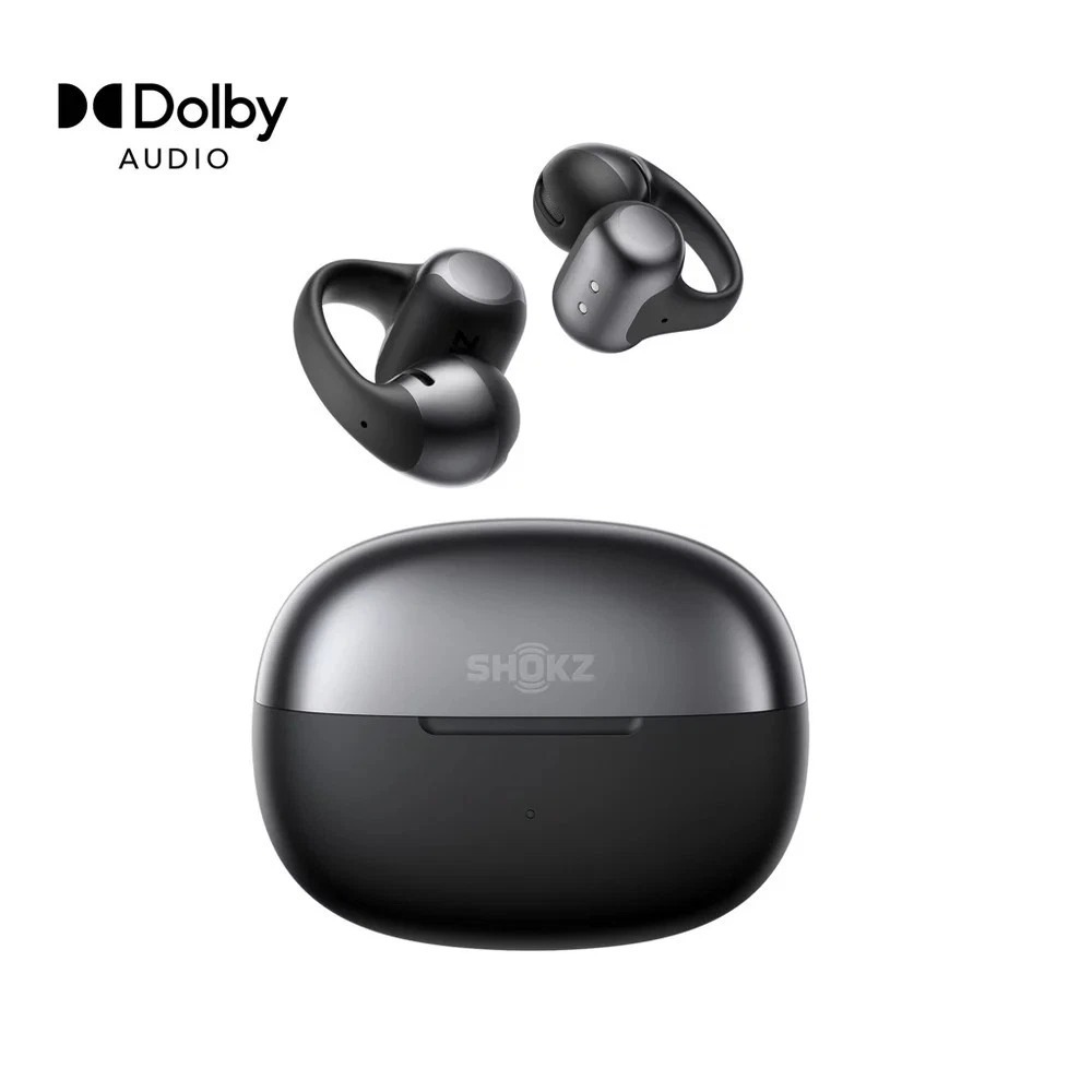 New, Sealed! Shokz OpenDots ONE True Wireless Earbuds Black Open Dots Microphone